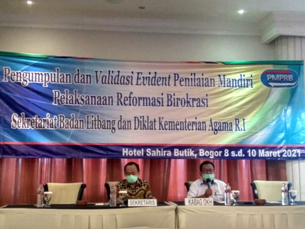Bahas RB dan ZI, Badan Litbang dan Diklat Gelar Pertemuan di Bogor